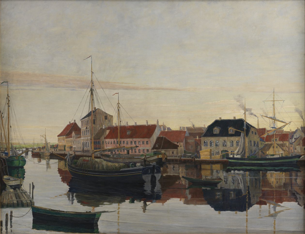 Randers limanı by Johan Rohde