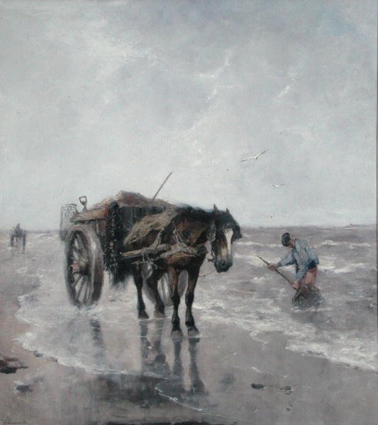 Deniz Esintileri (tuval üzerine yağlı boya) by Johan Scherrewitz
