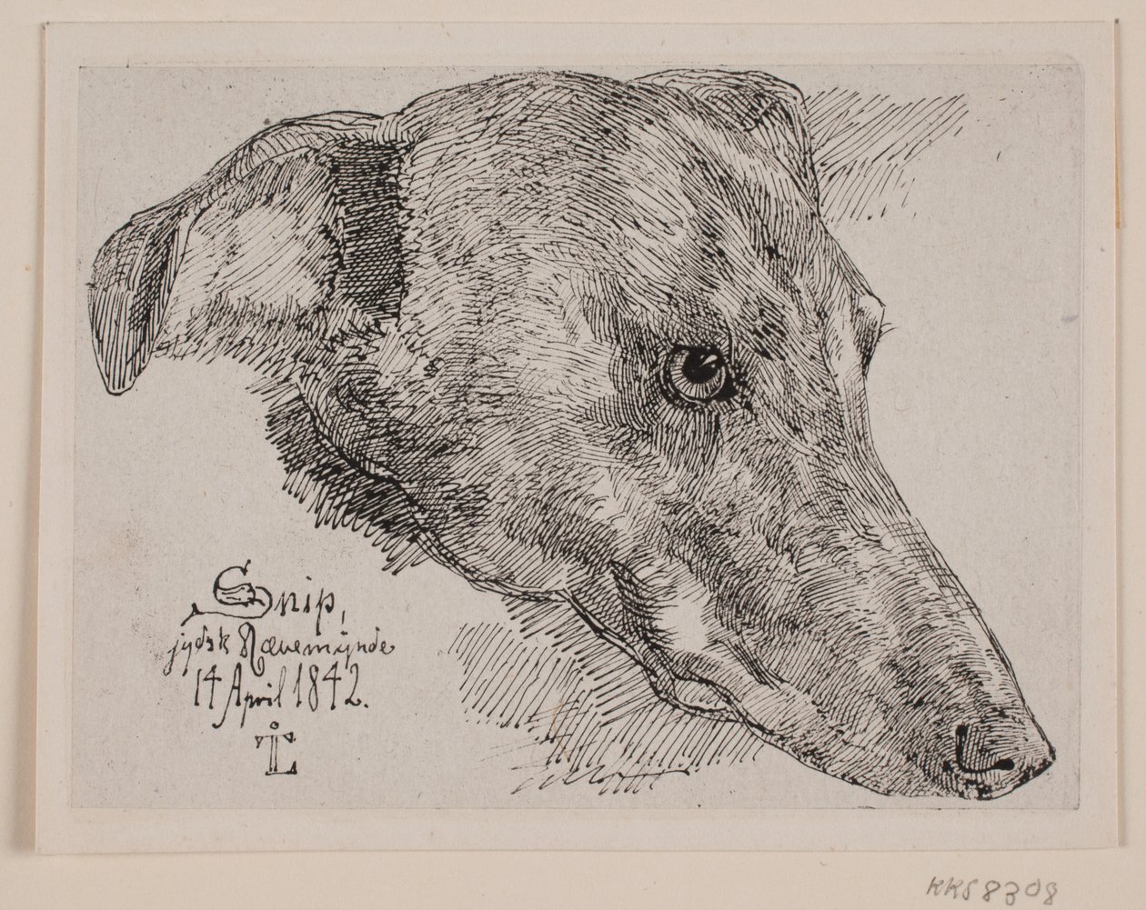 Köpek Kafası, Keskin Nişancı by Johan Thomas Lundbye
