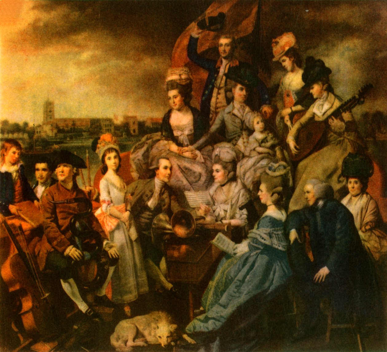 Sharp Ailesi, 1779-1781, 1942. by Johan Zoffany