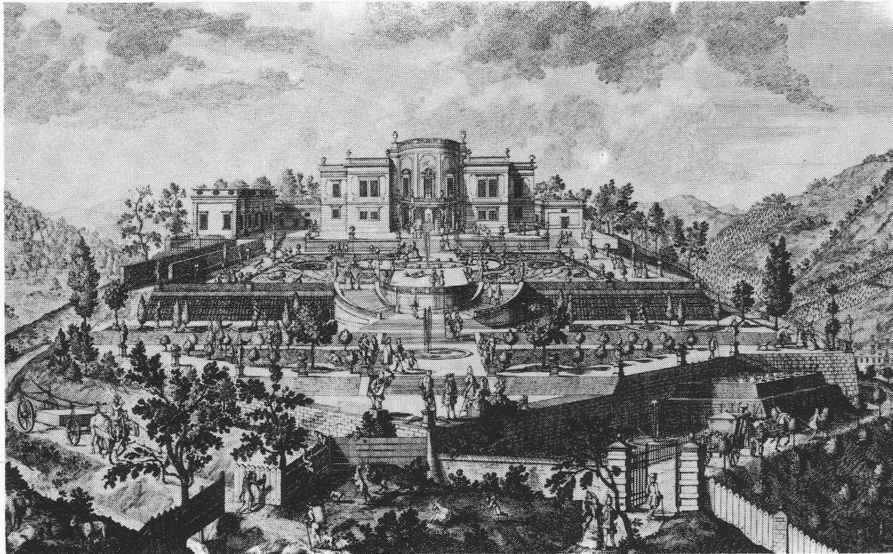 Schloss Neuwaldegg by Johann Adam Delsenbach