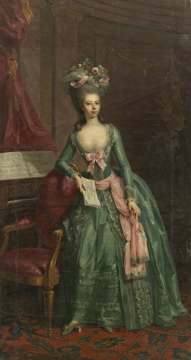 Juliane, Schaumburg-Lippe Prensesi by Johann Heinrich Tischbein