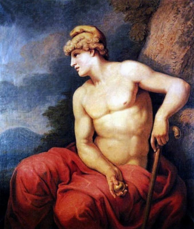  Paris with the Applen by Johann Heinrich Wilhelm Tischbein