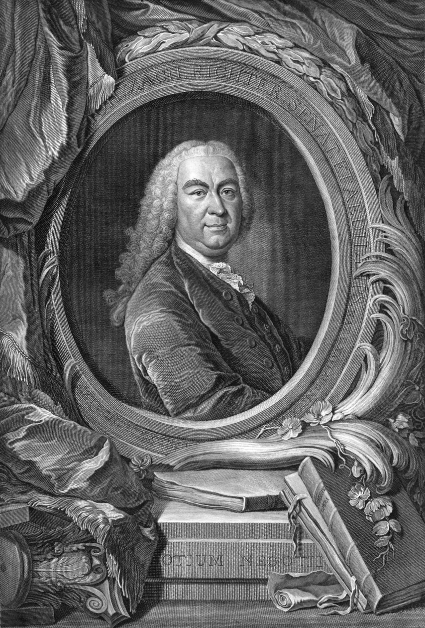 Tasvir edilen kişi: Johann Christoph Richter by Martin Bernigeroth