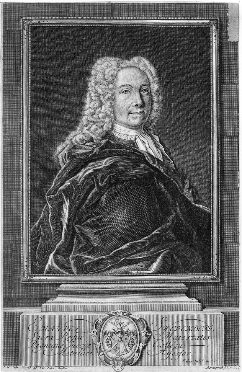 Emanuel Swedenborg (1688-1772) by Martin Bernigeroth