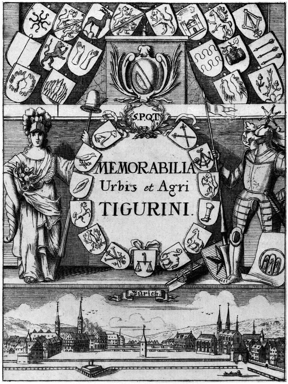 Hans Heinrich Bluntſchlis Memorabilibus Tigurinis tarafından 1742