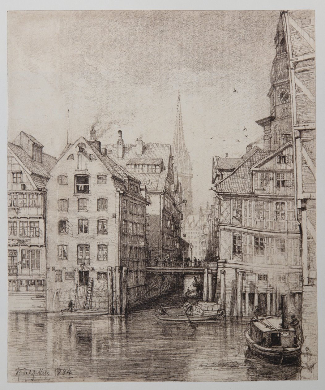 Fleet-beim-Steckelhörn by Johann Theobald Riefesell