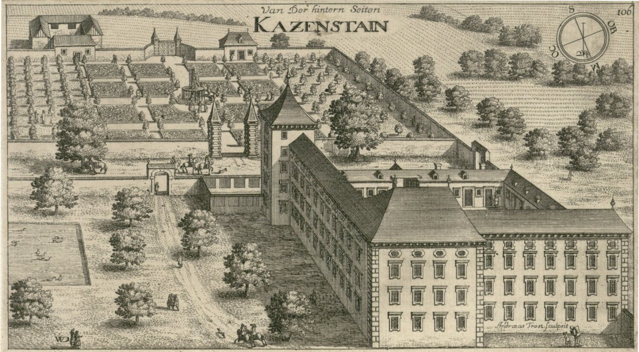 Şehir Katzenstein (2) by Johann Weikhard von Valvasor