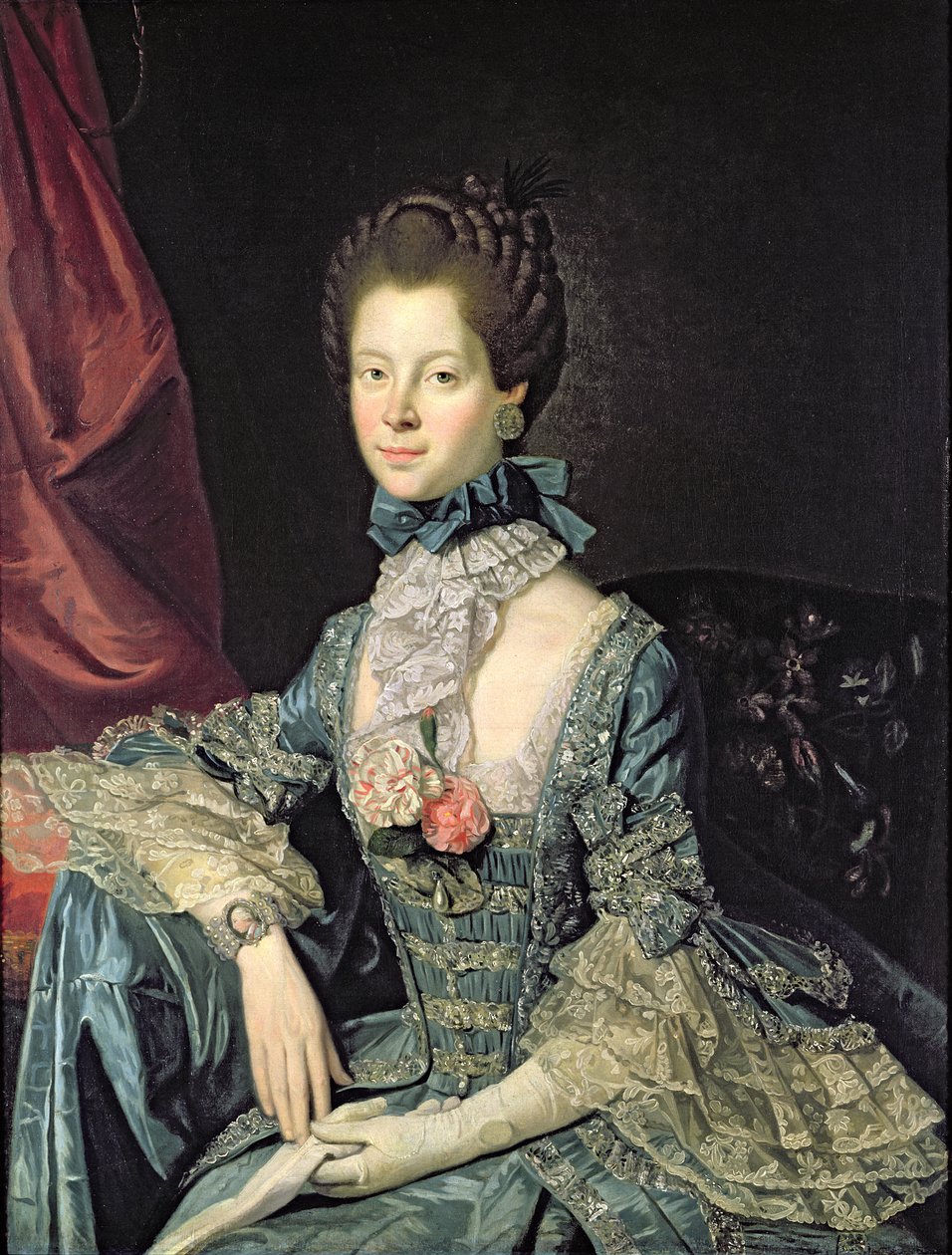 Queen Charlotte Sophia (1744-1818) wife of King George III (c.1765)  by Johan Joseph Zoffany