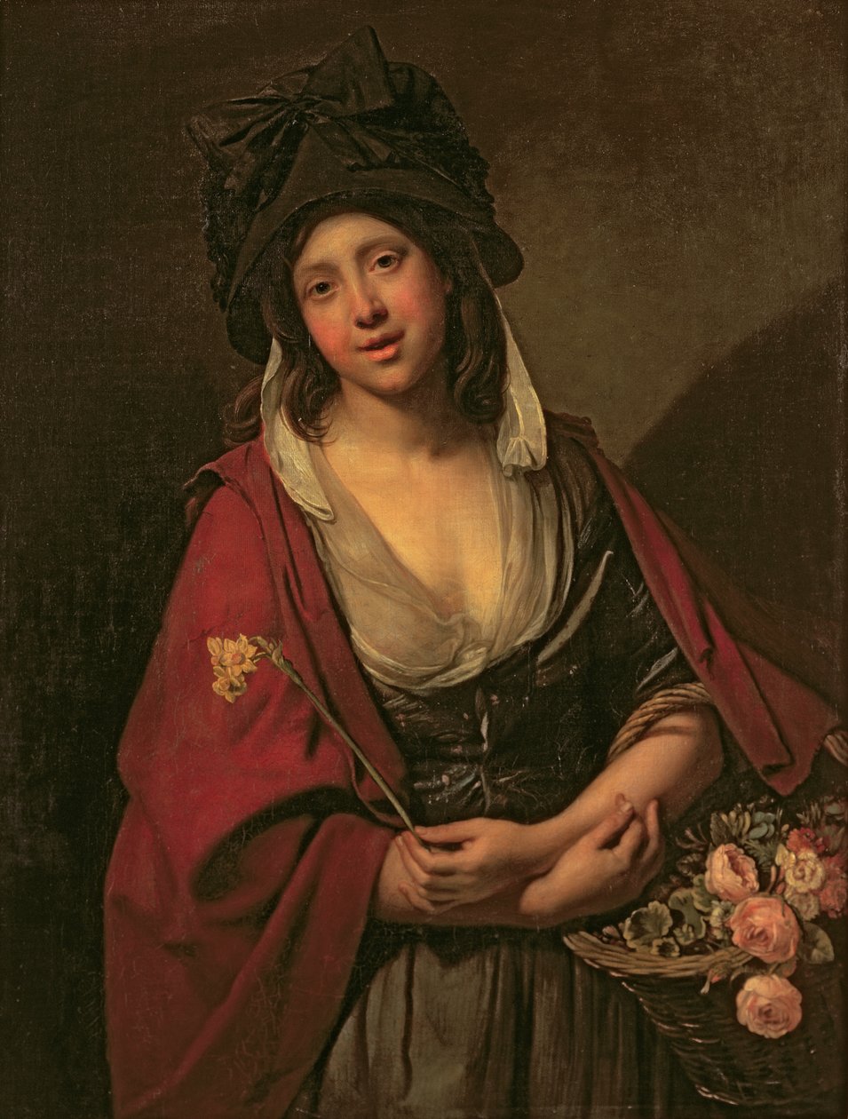 çiçek kız by Johan Joseph Zoffany