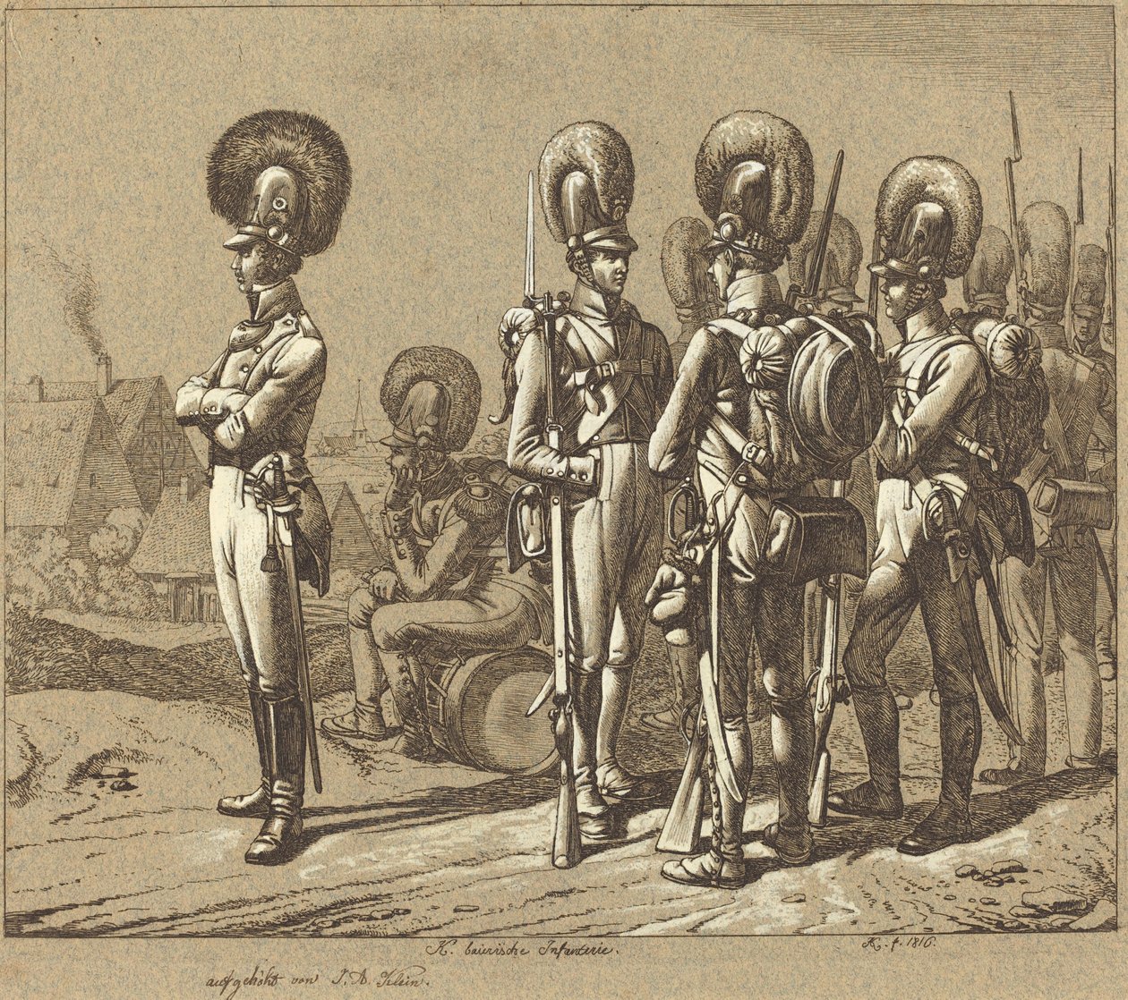 K. Bavyera Piyadeleri (Bavyera Piyadeleri) by Johann Adam Klein