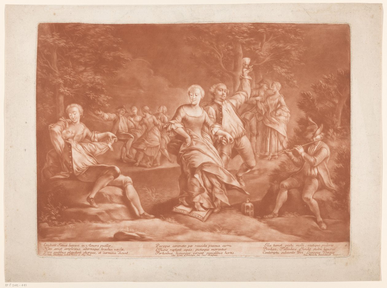 Açık havada dans partisi by Johann Baptist Enzensberger
