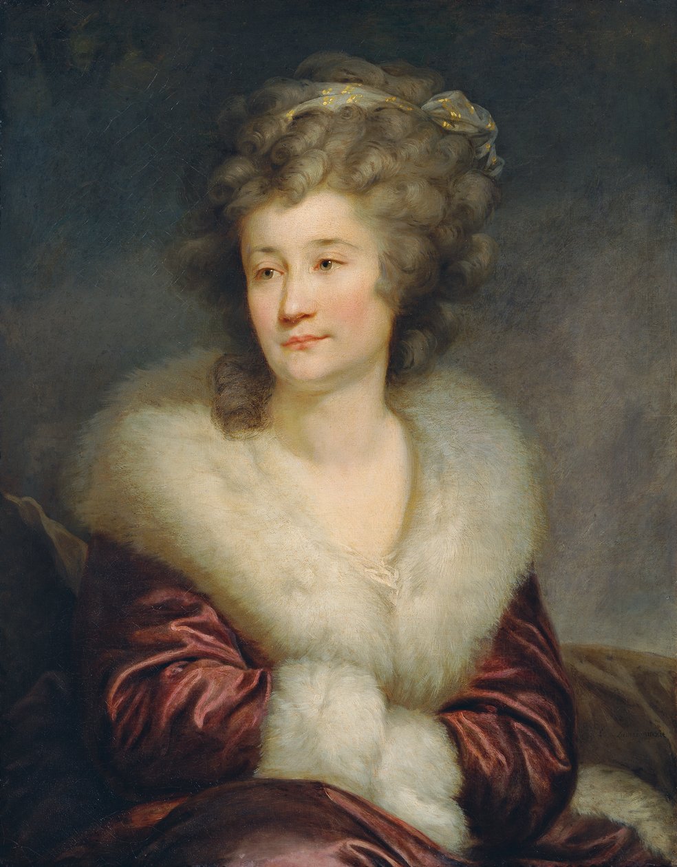 Gräfin Nicolai, geb. poğaça by Johann Baptist Lampi d. Ä.