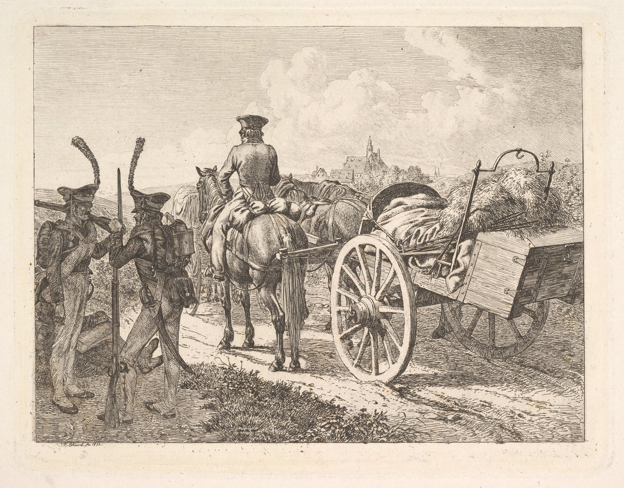 Bir Rus Mobil Demirhanesi, 1815. by Johann Christian Erhard