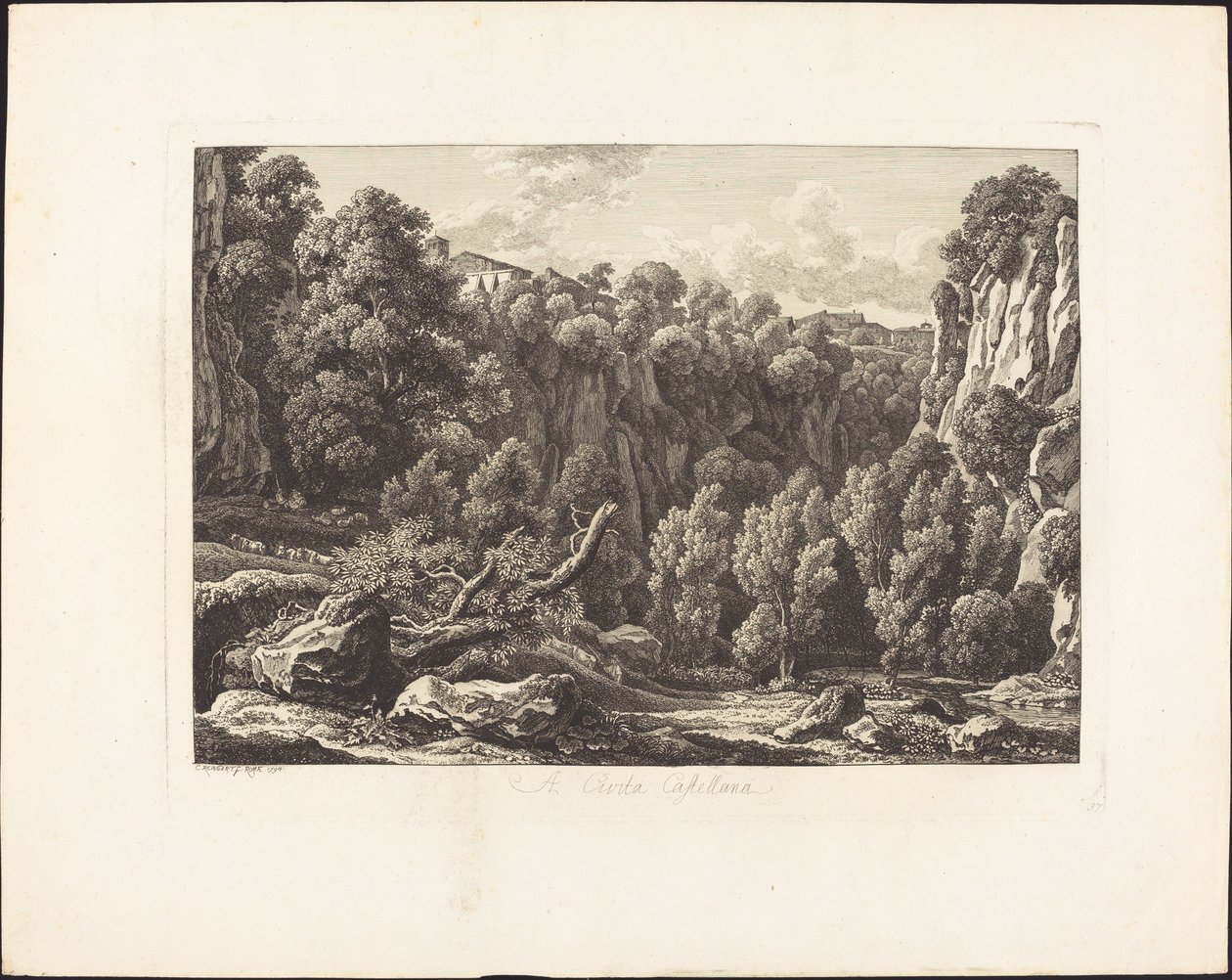 Castellana Şehri by Johann Christian Reinhart