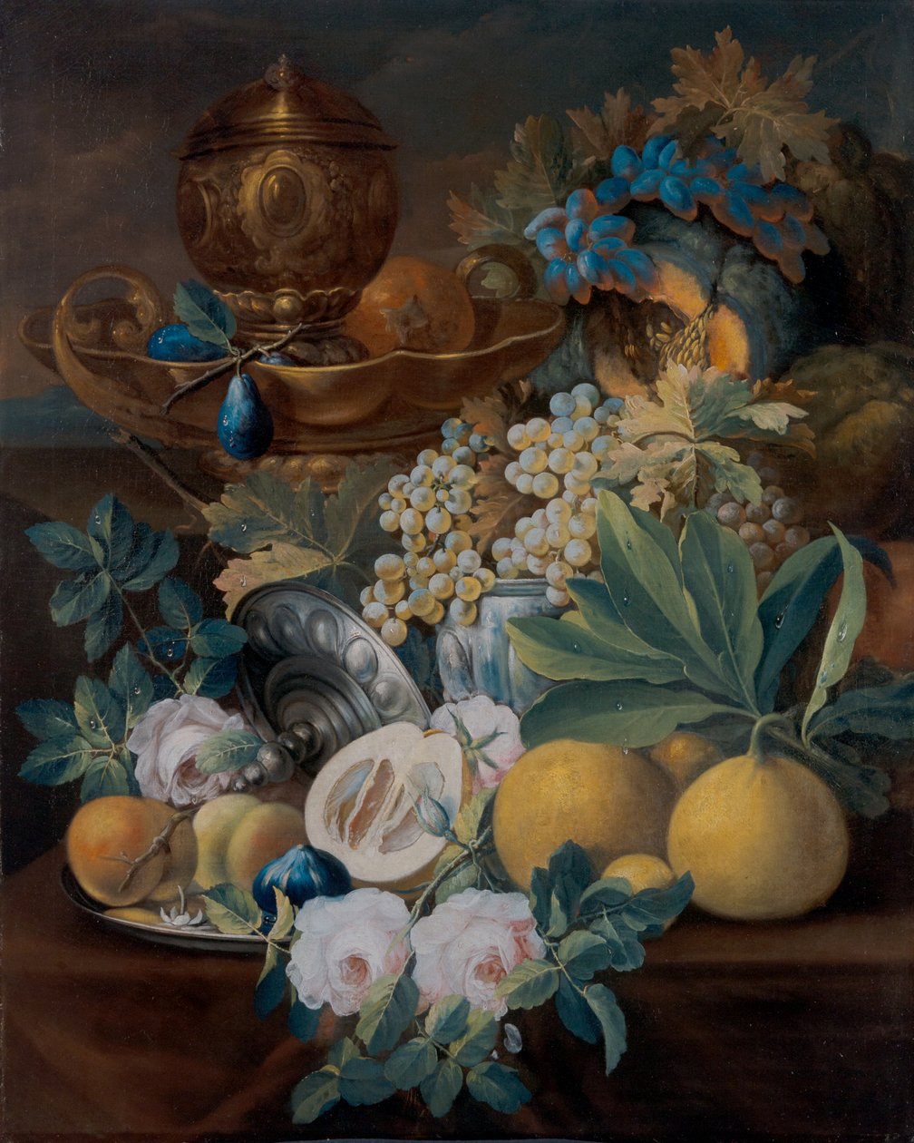 Meyve ve Çiçeklerle Natürmortlar by Johann Conrad Eichler
