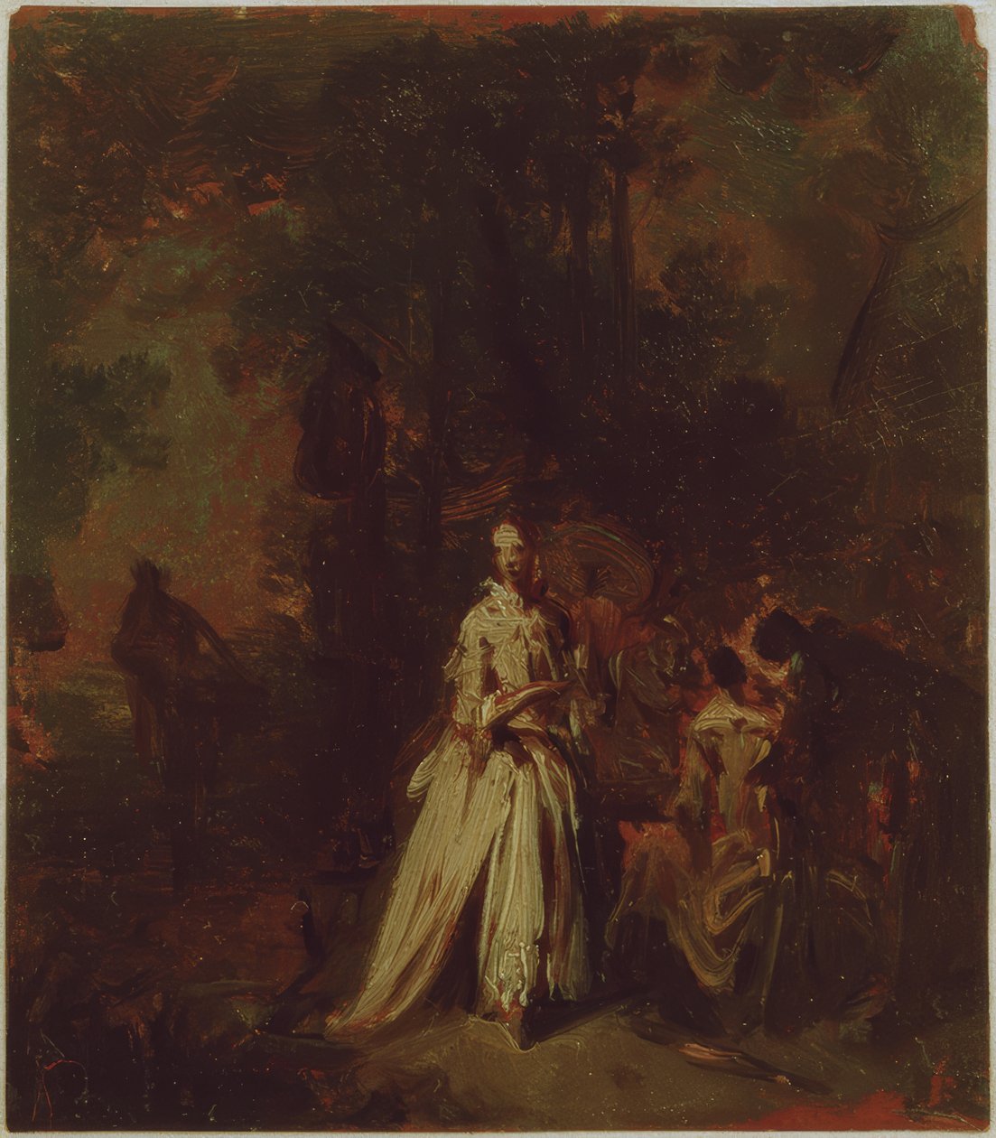 Bahçedeki toplum by Johann Conrad Seekatz