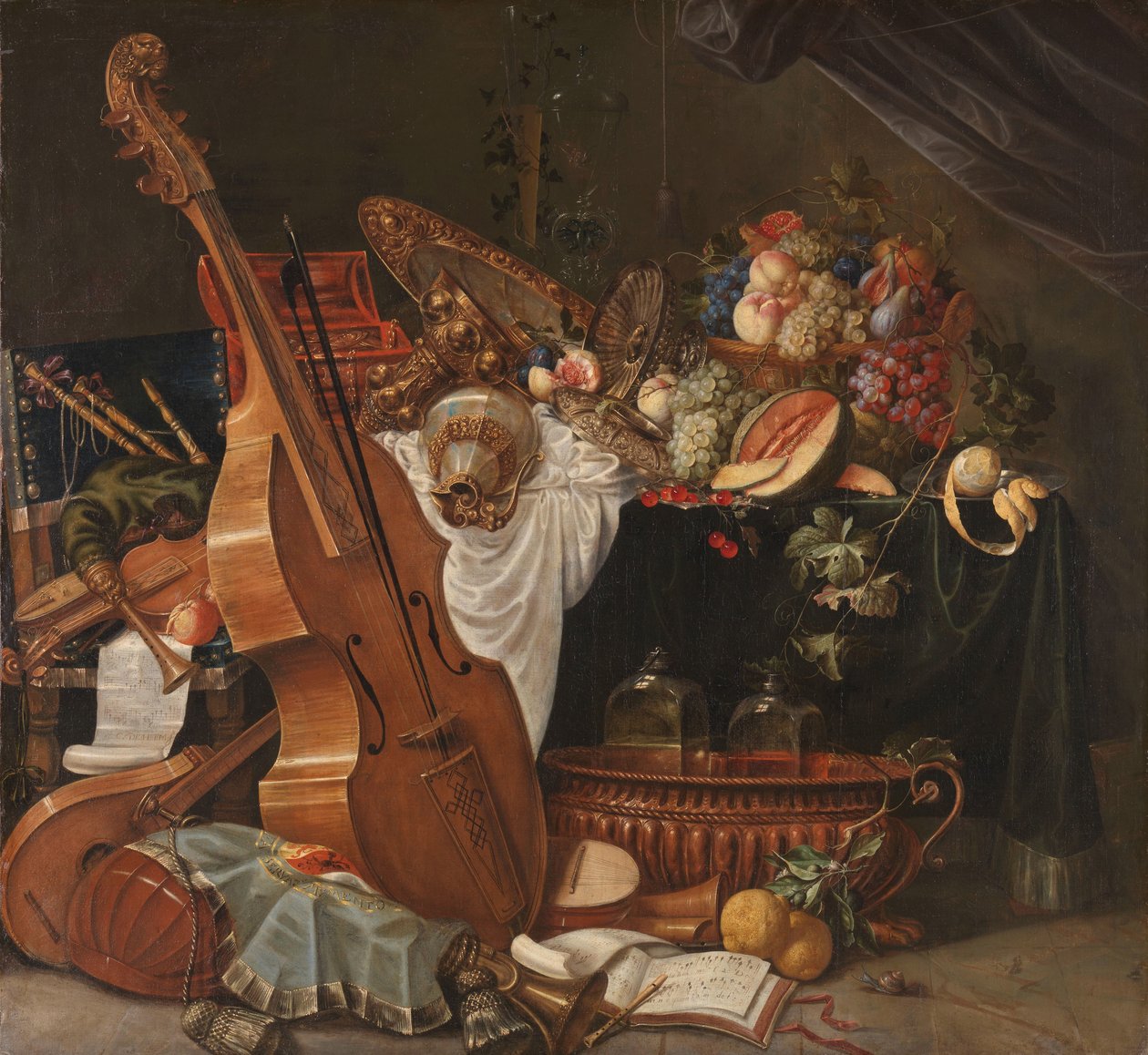 Natürmort by Johann Friedrich Grueber