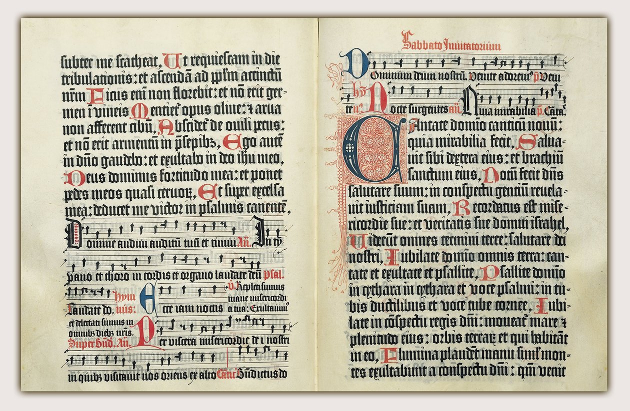 Mainz Zebur by Johann Fust and Peter Schoeffer