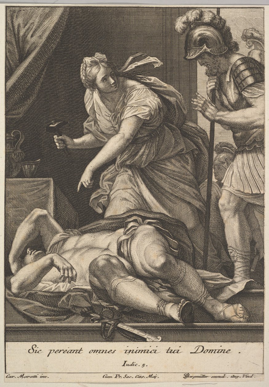 Jel Argo Sisera, 1705-62. by Johann Georg Bergmuller