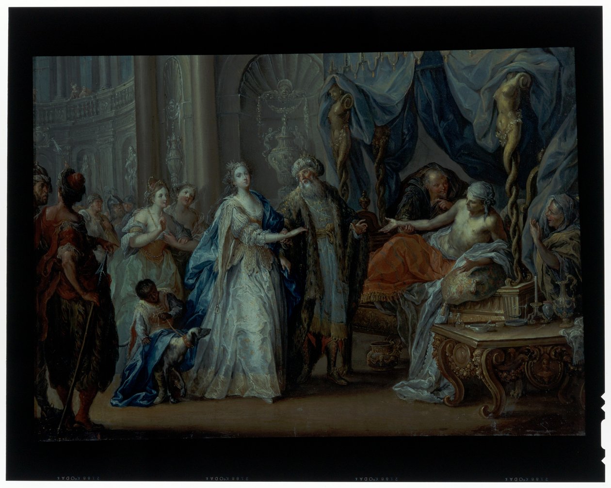 Antiochus ve Stratonike by Johann Georg Platzer