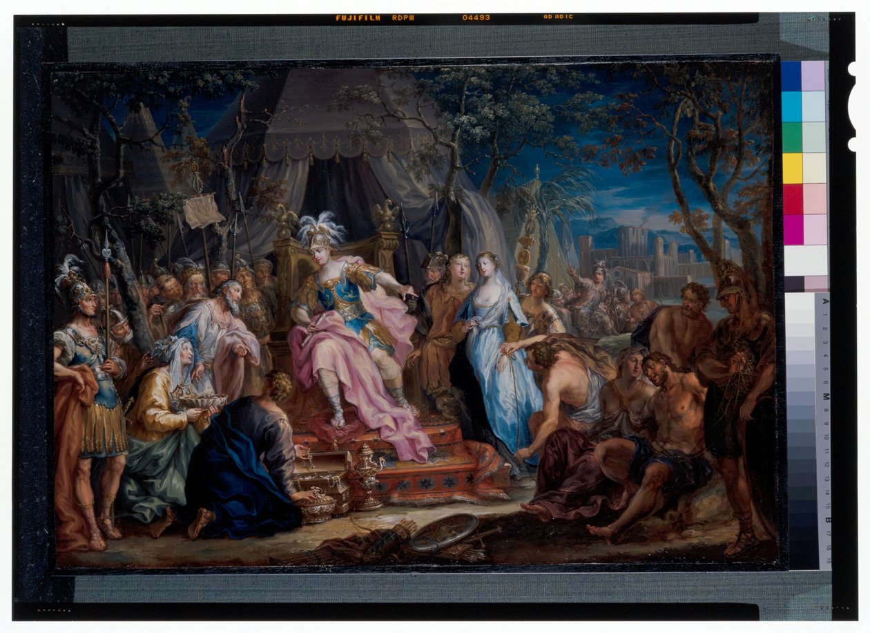 Scipios'un yoksunluğu by Johann Georg Platzer