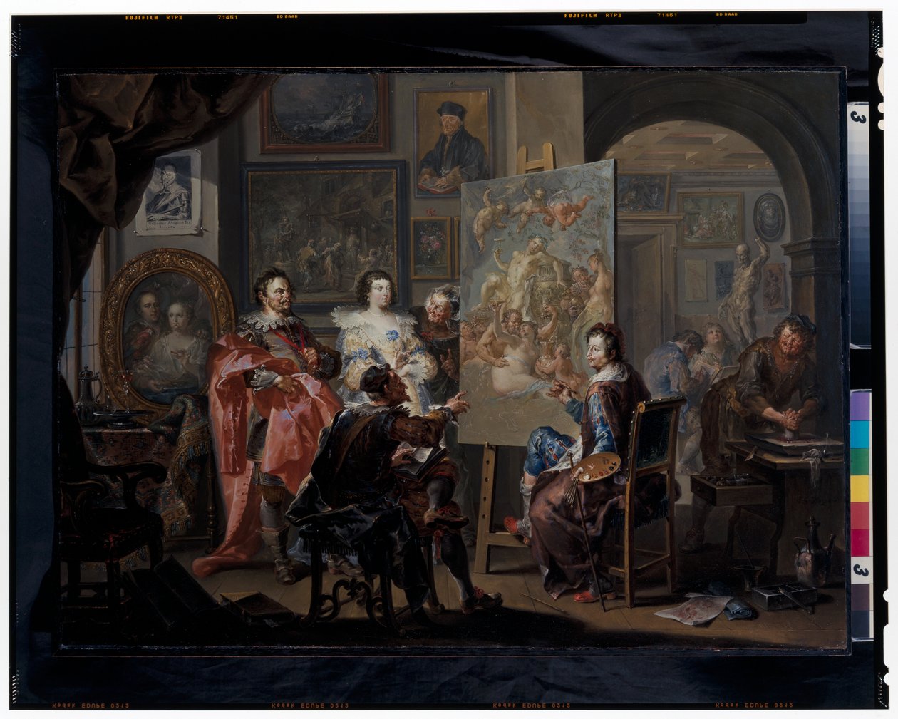 Ressamın atölyesi by Johann Georg Platzer
