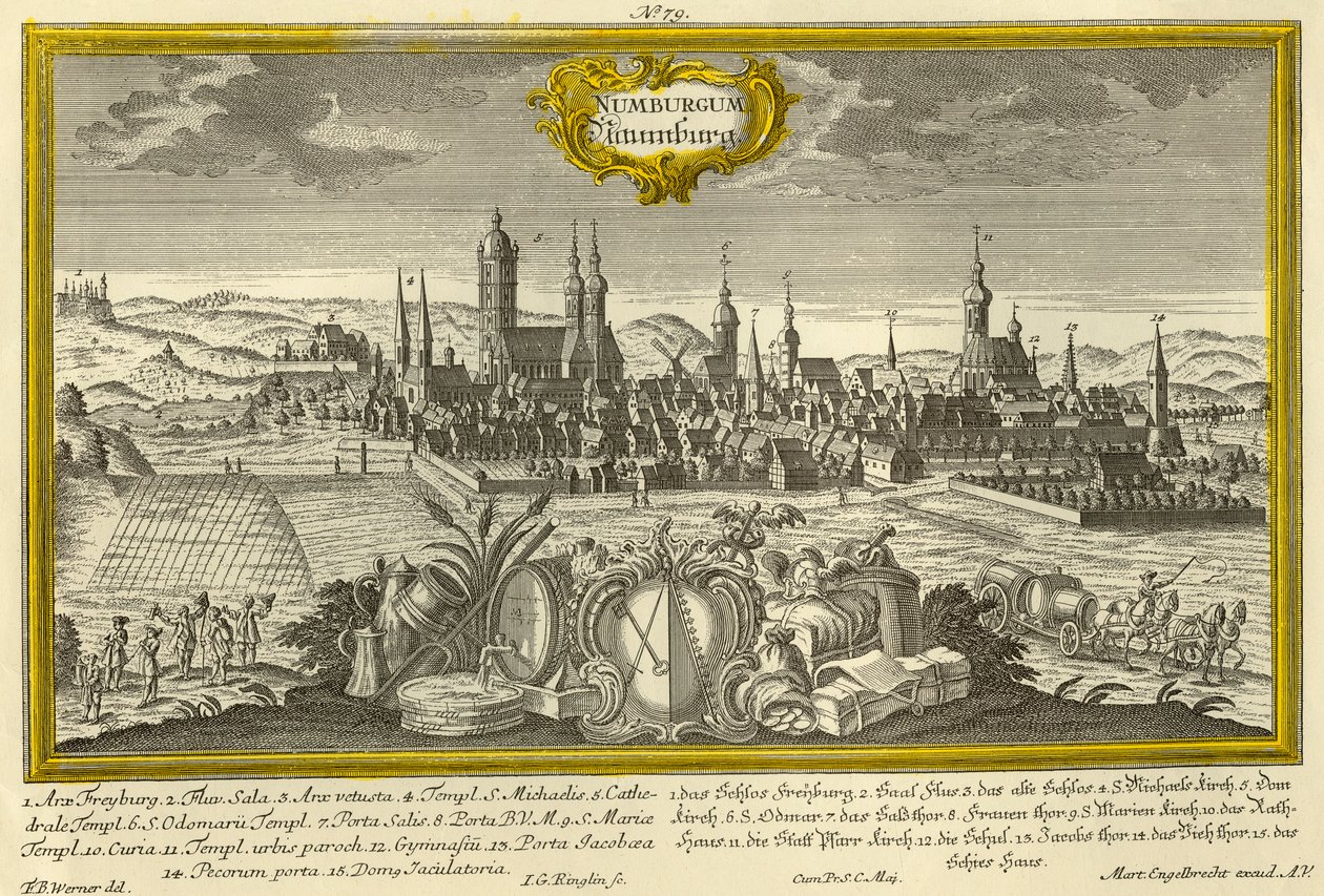 Nürnberg, c1740. by Johann Georg Ringlin