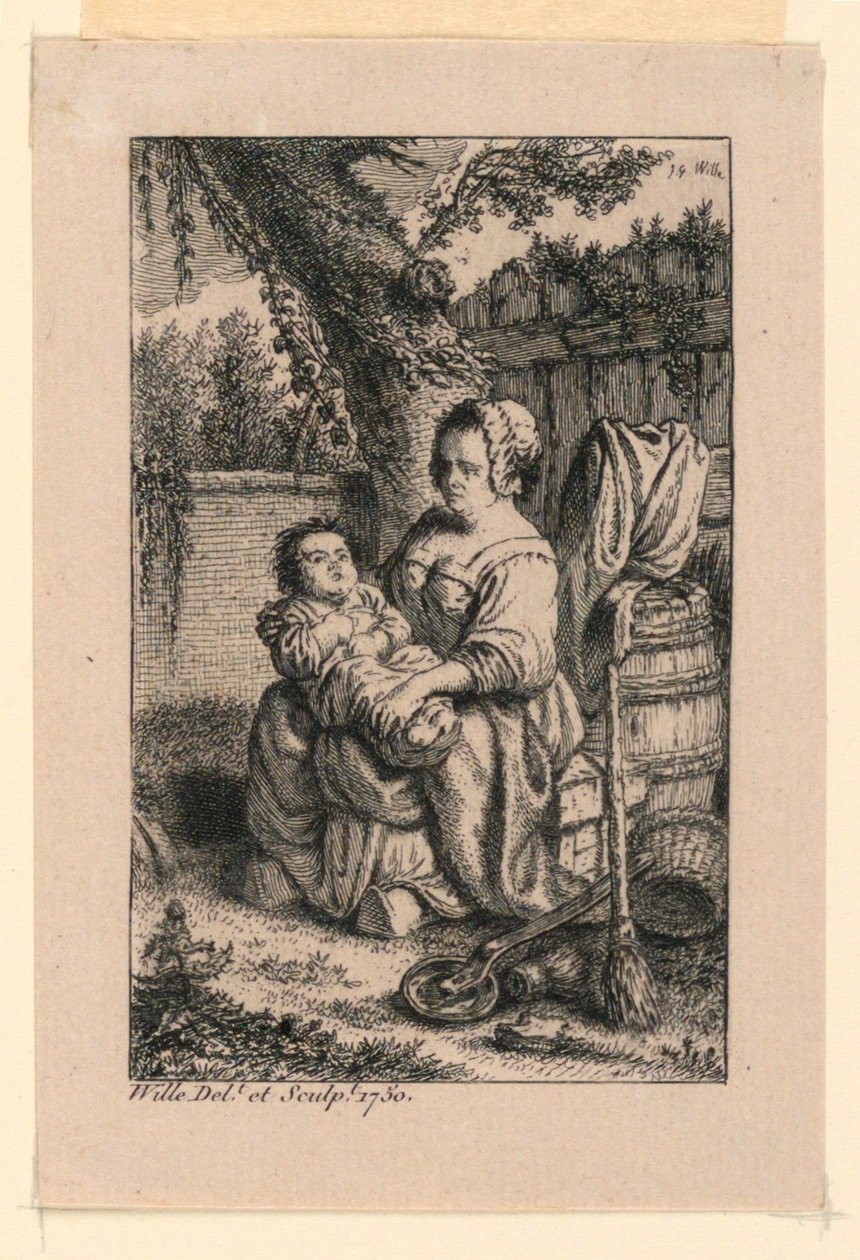 Hemşire by Johann Georg Wille