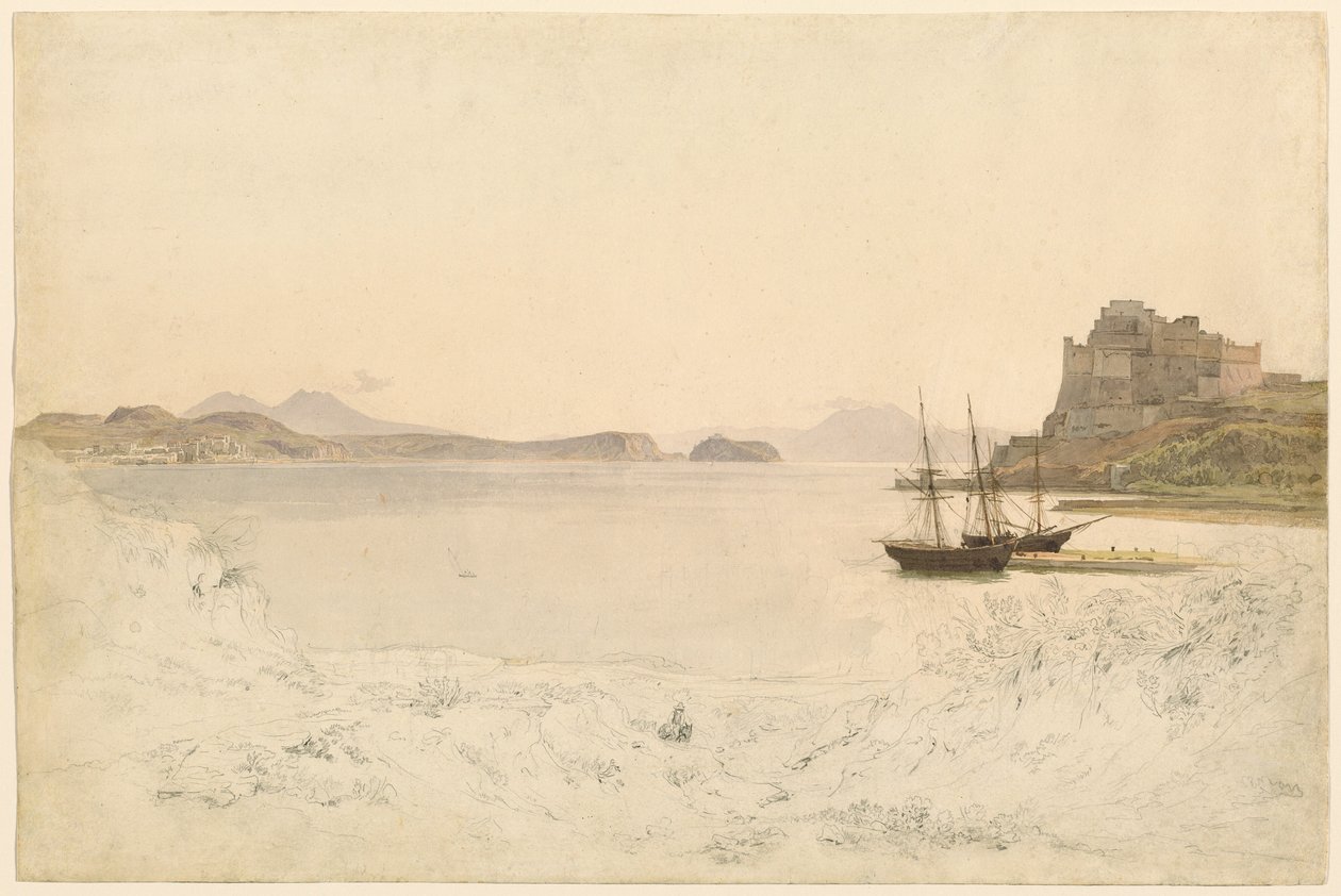 Pozzuoli Körfezi by Johann Heinrich Schilbach
