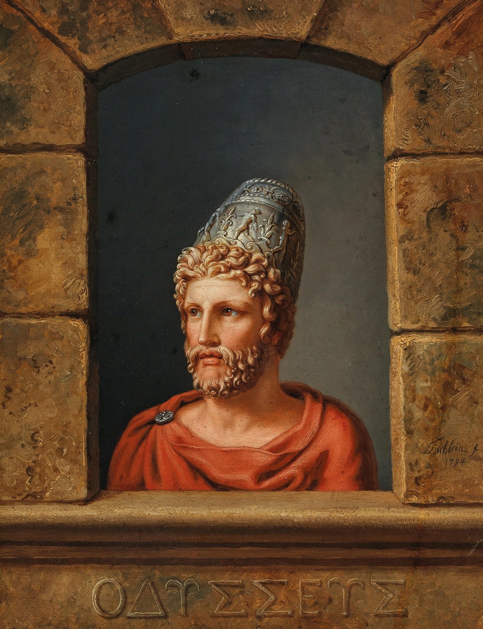 Aşil, 1794. by Johann Heinrich Wilhelm Tischbein