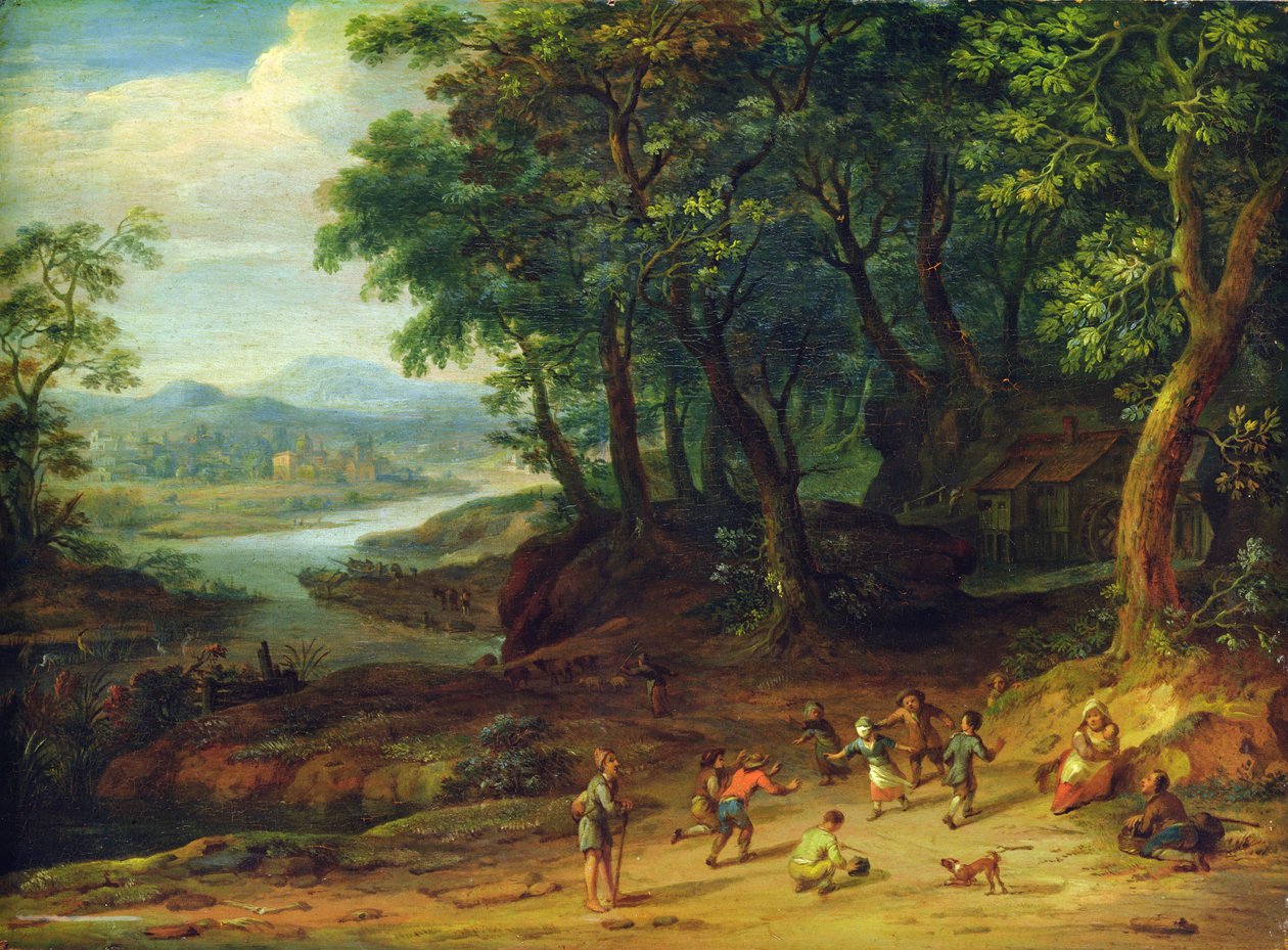 Manzara, 1728 by Johann Holst