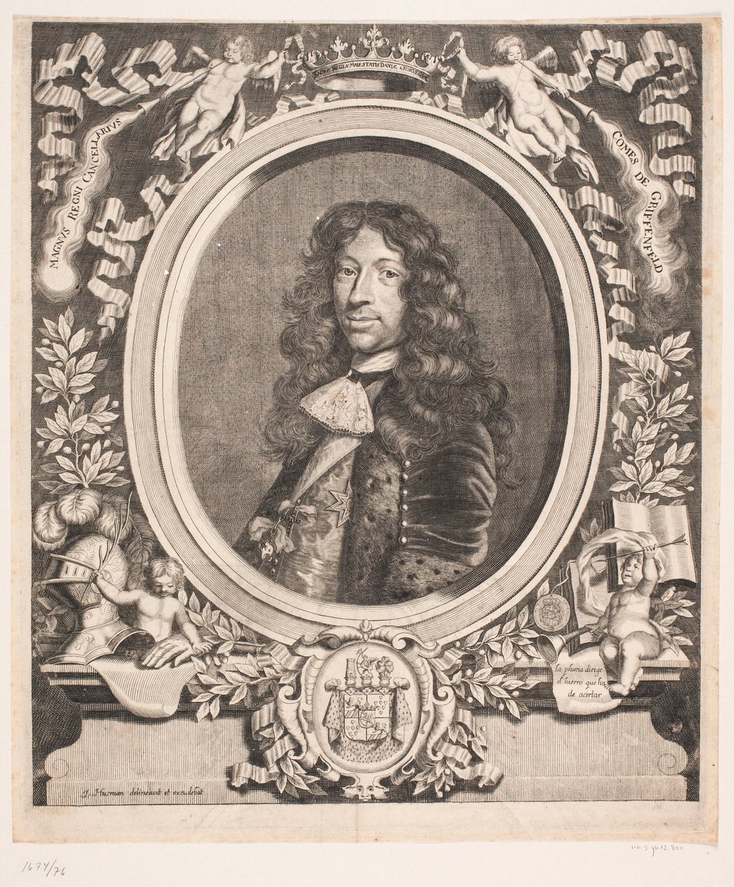 Griffenfeld Şansölye olarak by Johann Husman