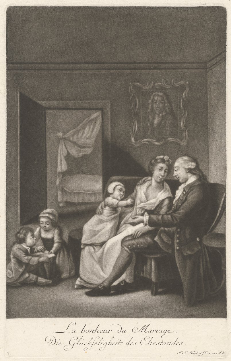 evlilik mutluluğu by Johann Jacobus Haid