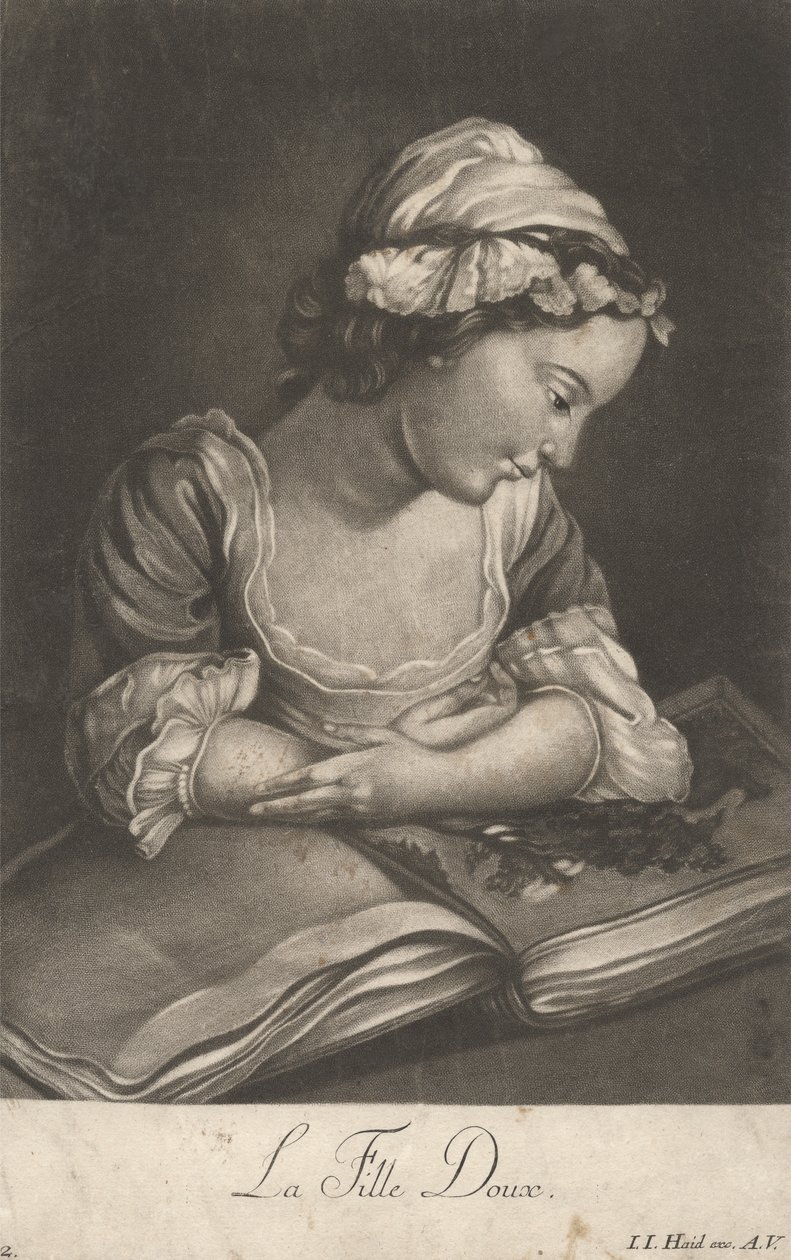 tatlı kız by Johann Jacobus Haid