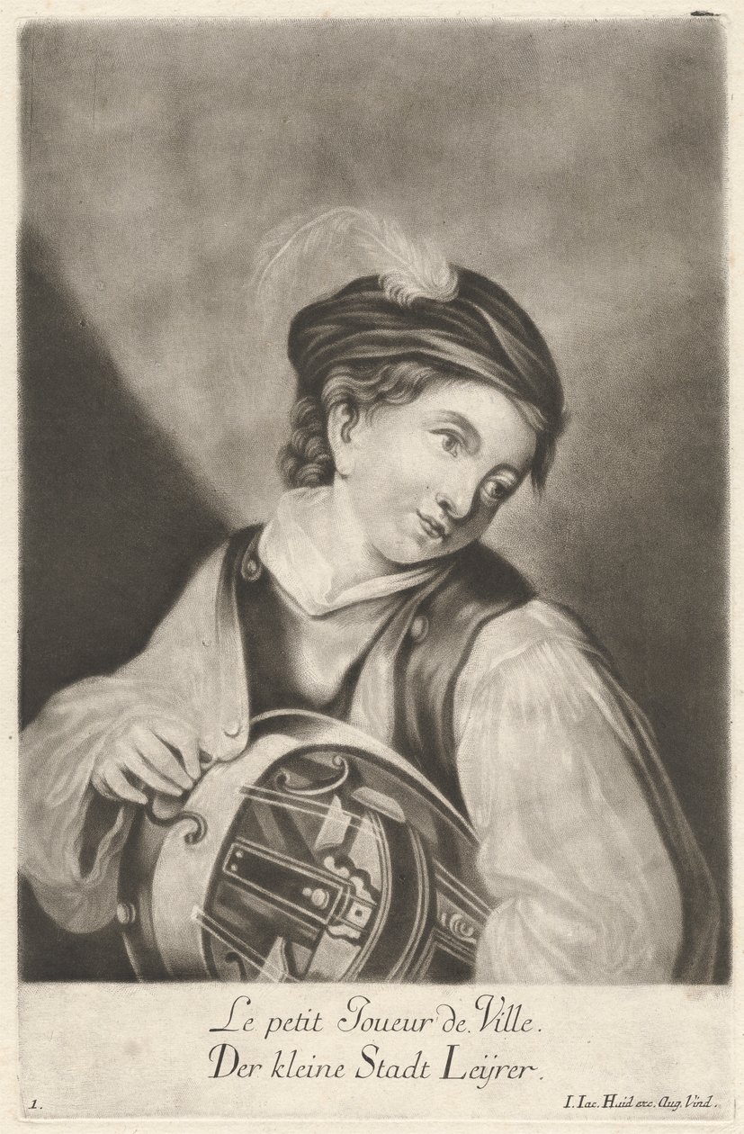 Küçük kasaba oyuncusu by Johann Jacobus Haid