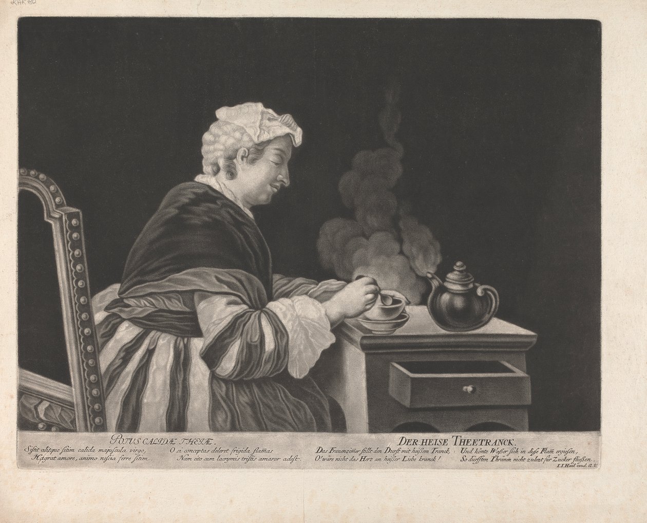 Theia'nın sıcak içeceği by Johann Jacobus Haid