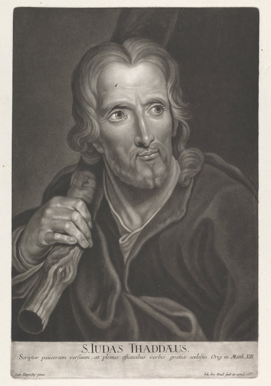 Aziz Judas Thaddeus by Johann Jacobus Haid