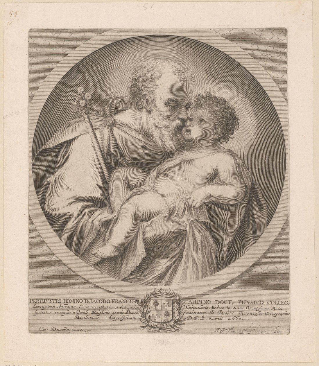 İsa Çocuk ile Aziz Joseph by Johann Jakob Thurneysen (I)