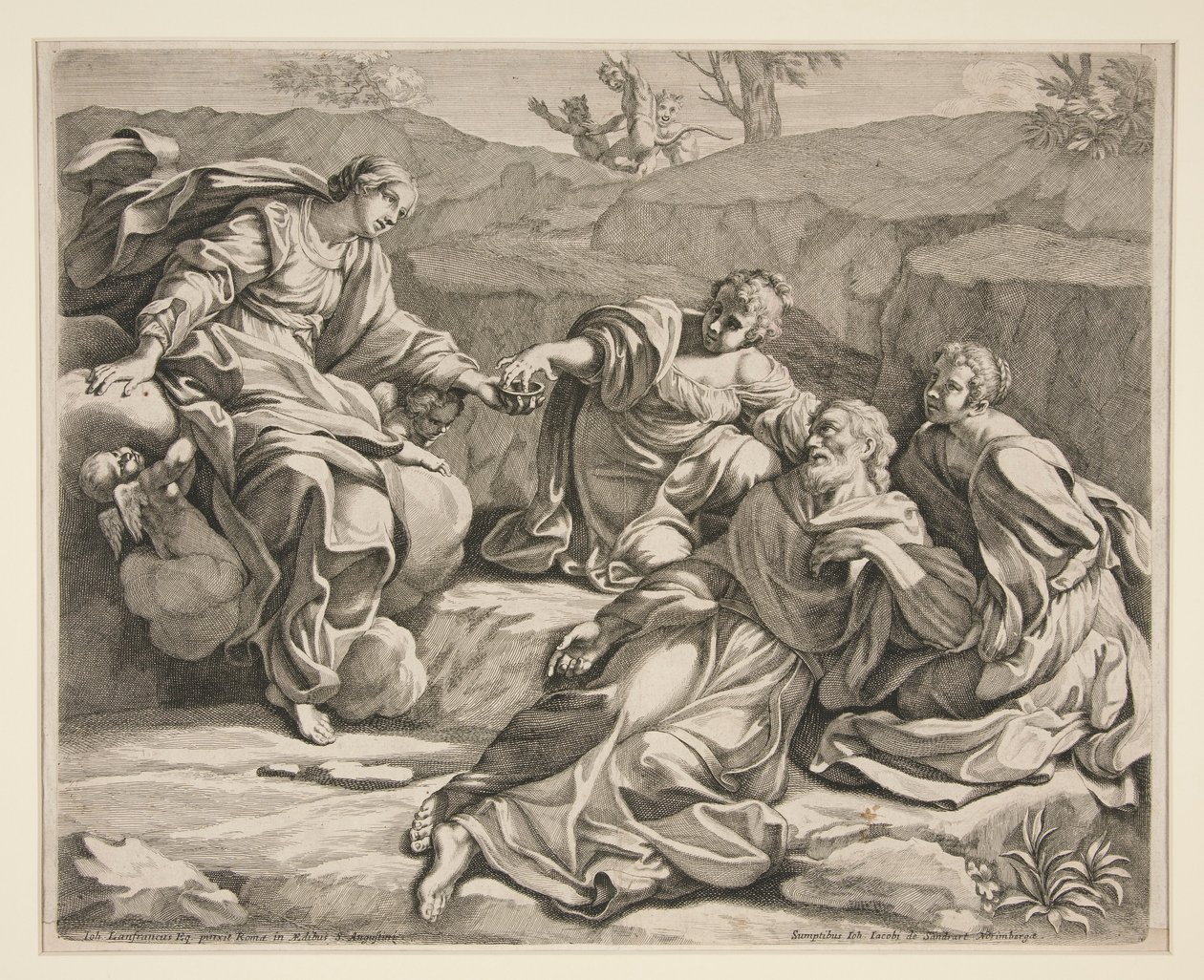 Bakireler tarafından Asistanlık St. William by Johann Jakob von Sandrart