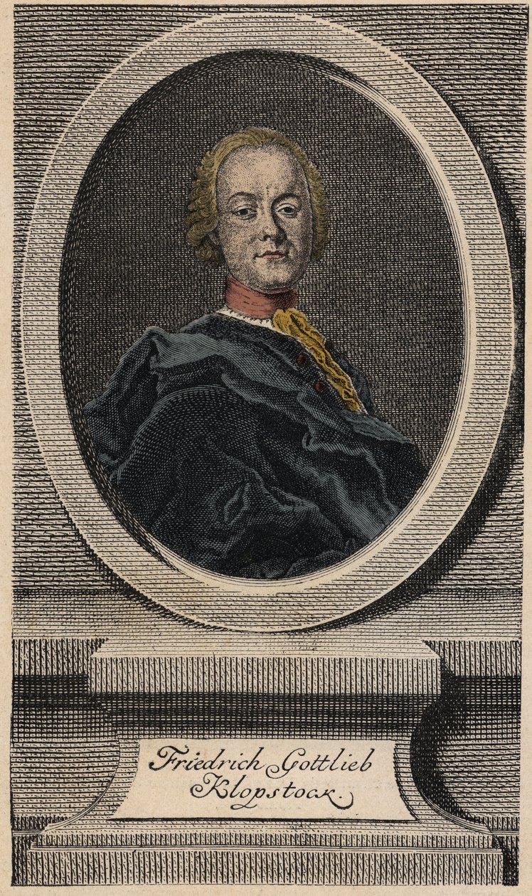 Friedrich Gottlieb Klopstock (1724-1803), Alman şair by Johann Martin Bernigeroth