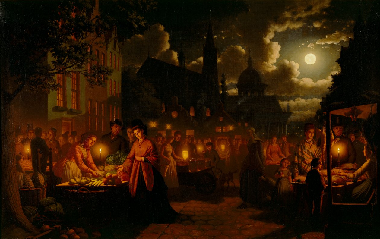Mehtaplı Pazar, 1874 by Johann Mongels Culverhouse