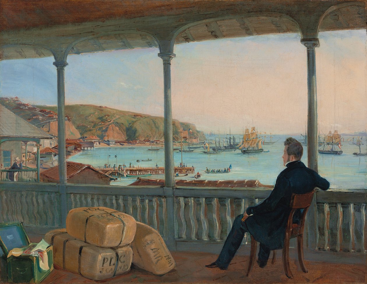 Valparaiso, 1841 by Johann Moritz Rugendas