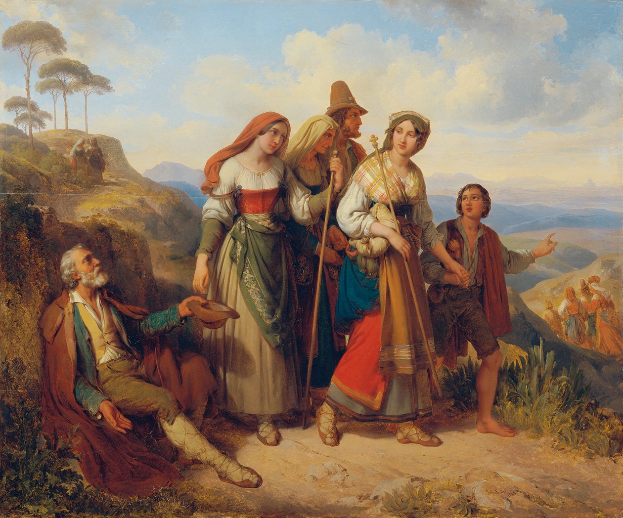 Romalı hacılar by Johann Nepomuk Ender