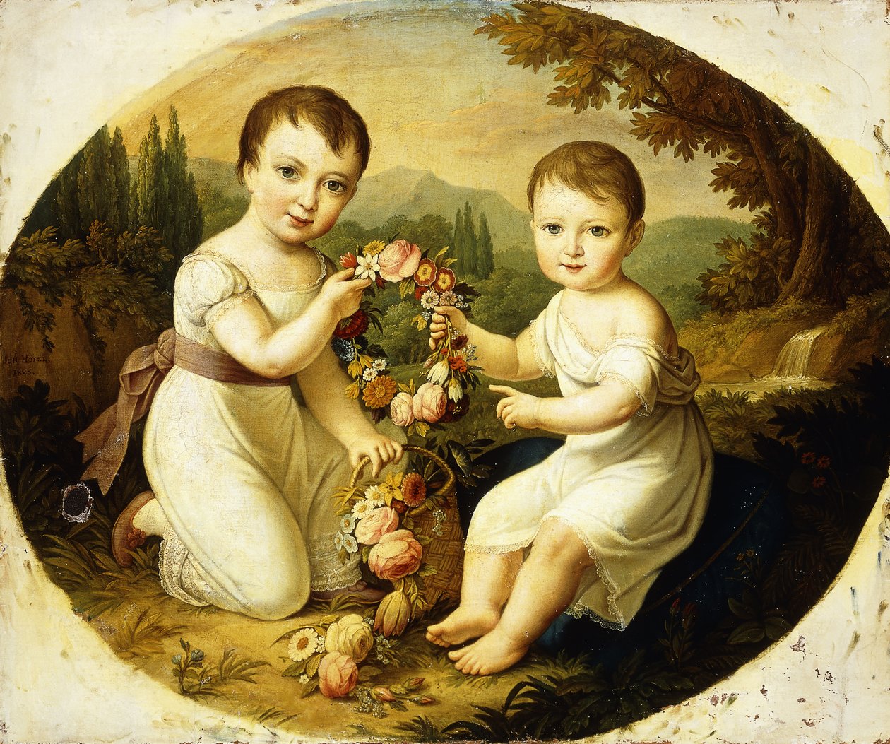 Napolyon ve Josephine, 1825 by Johann Nepomuk Hofel