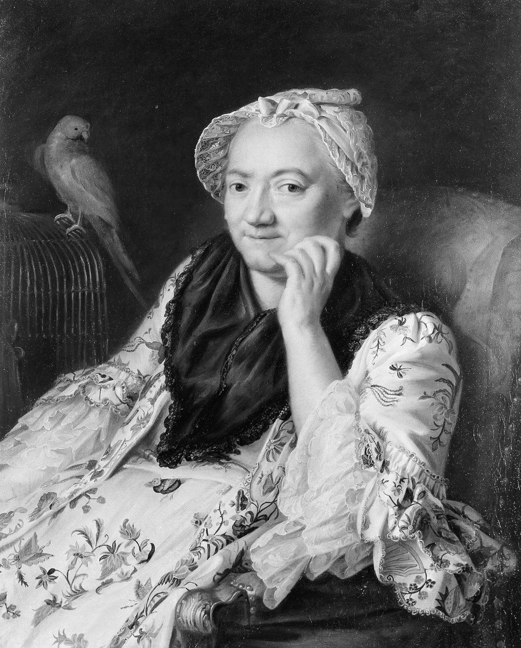 Bir Kadının Portresi. by Johann Nikolaus Grooth