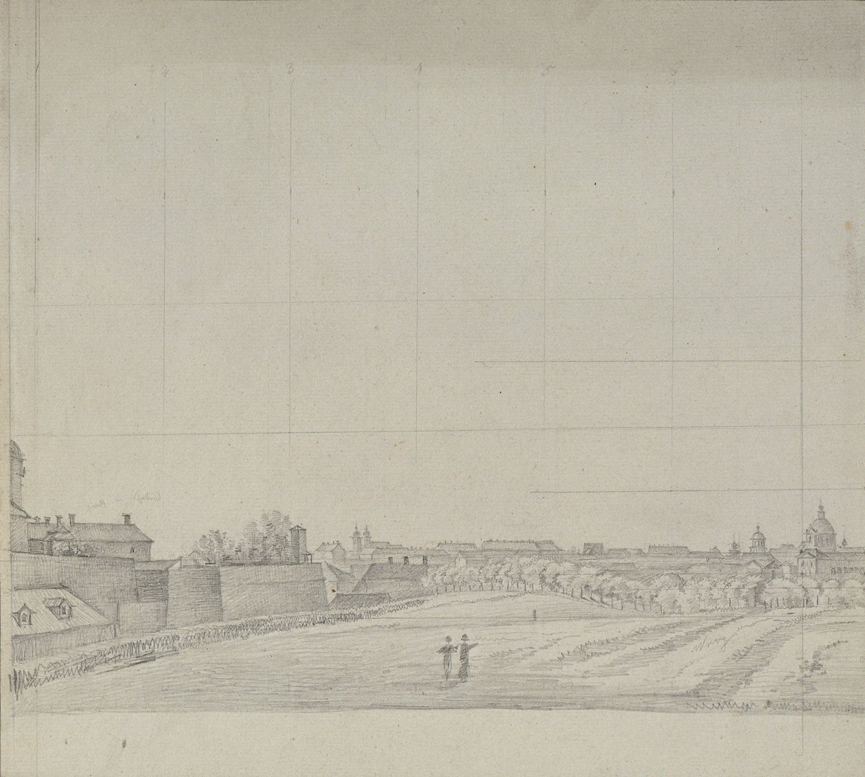 Viyana'dan güneye bakış by Johann Peter Krafft
