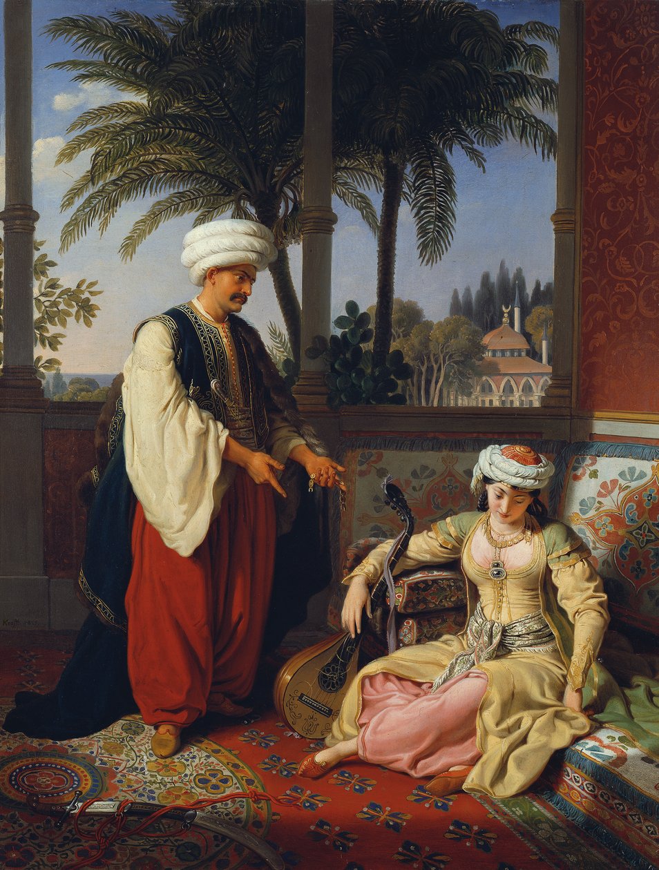 Türk ("Sadakatsizlik") by Johann Peter Krafft