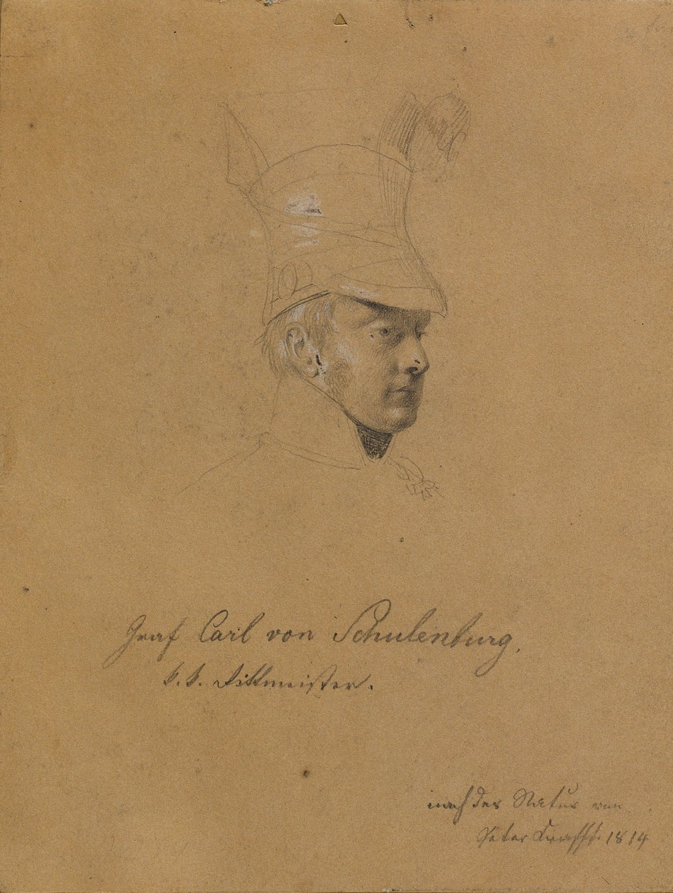 Kont Carl von Schulenburg by Johann Peter Krafft