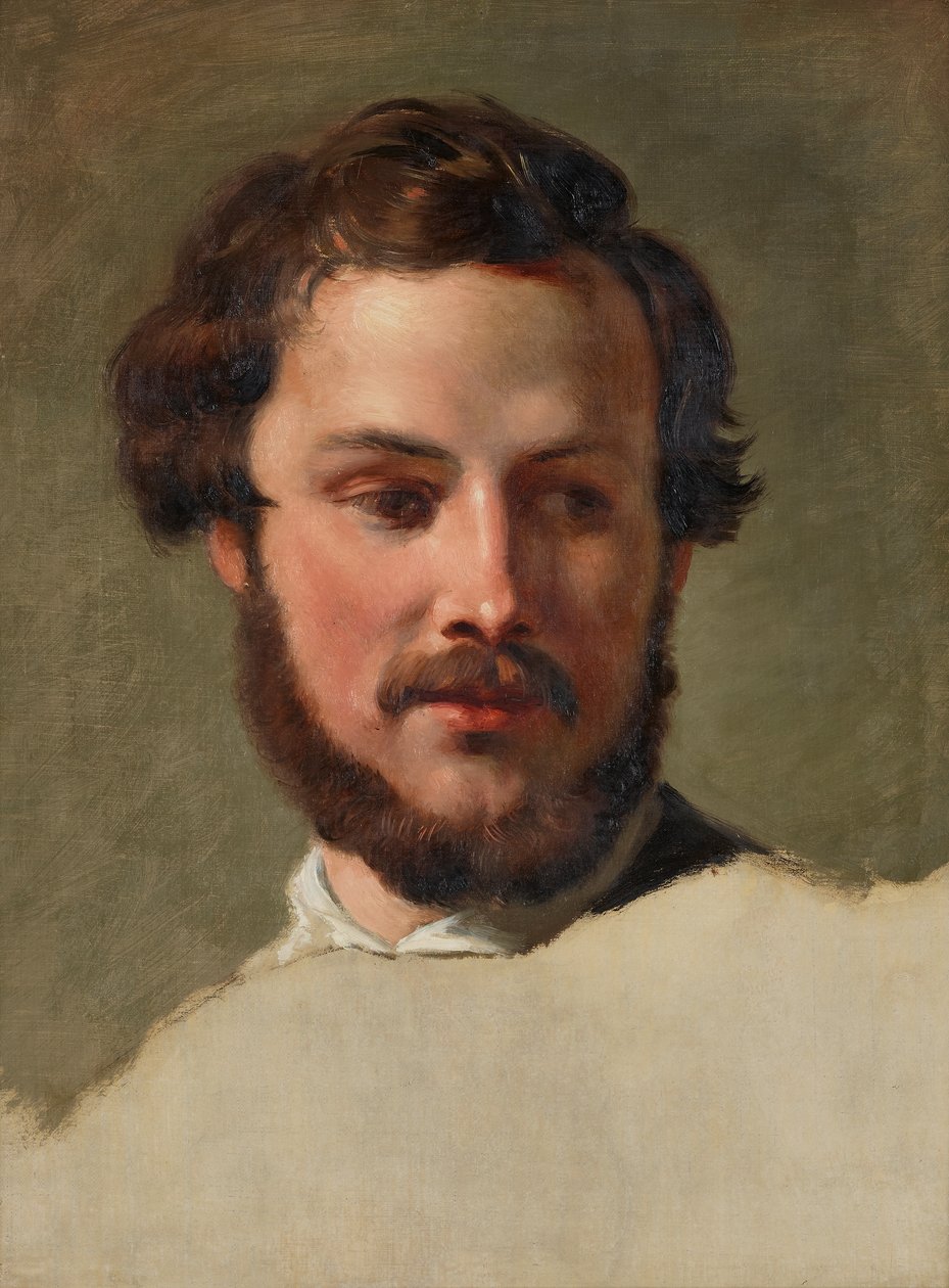 genç bir adamın başı by Johann Peter Krafft